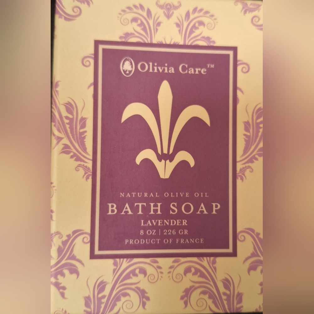 OLIVIA CARE LAVENDER BATH SOAP. NWB